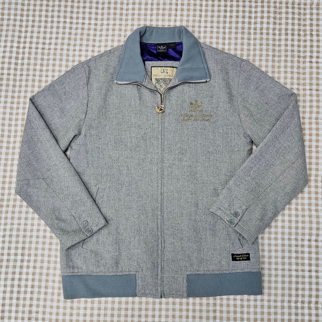 한정판 아디다스 윌트 페인벌렛 헨링본 자켓 남자100~105 상품이미지1