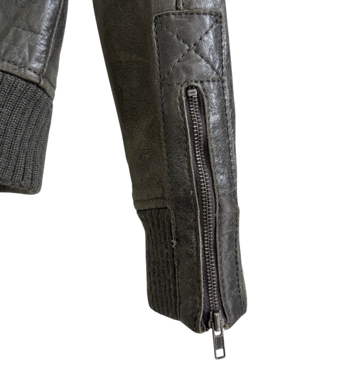 KORINTAGE 멀티포켓 버팔로 레더 자켈 상품이미지4