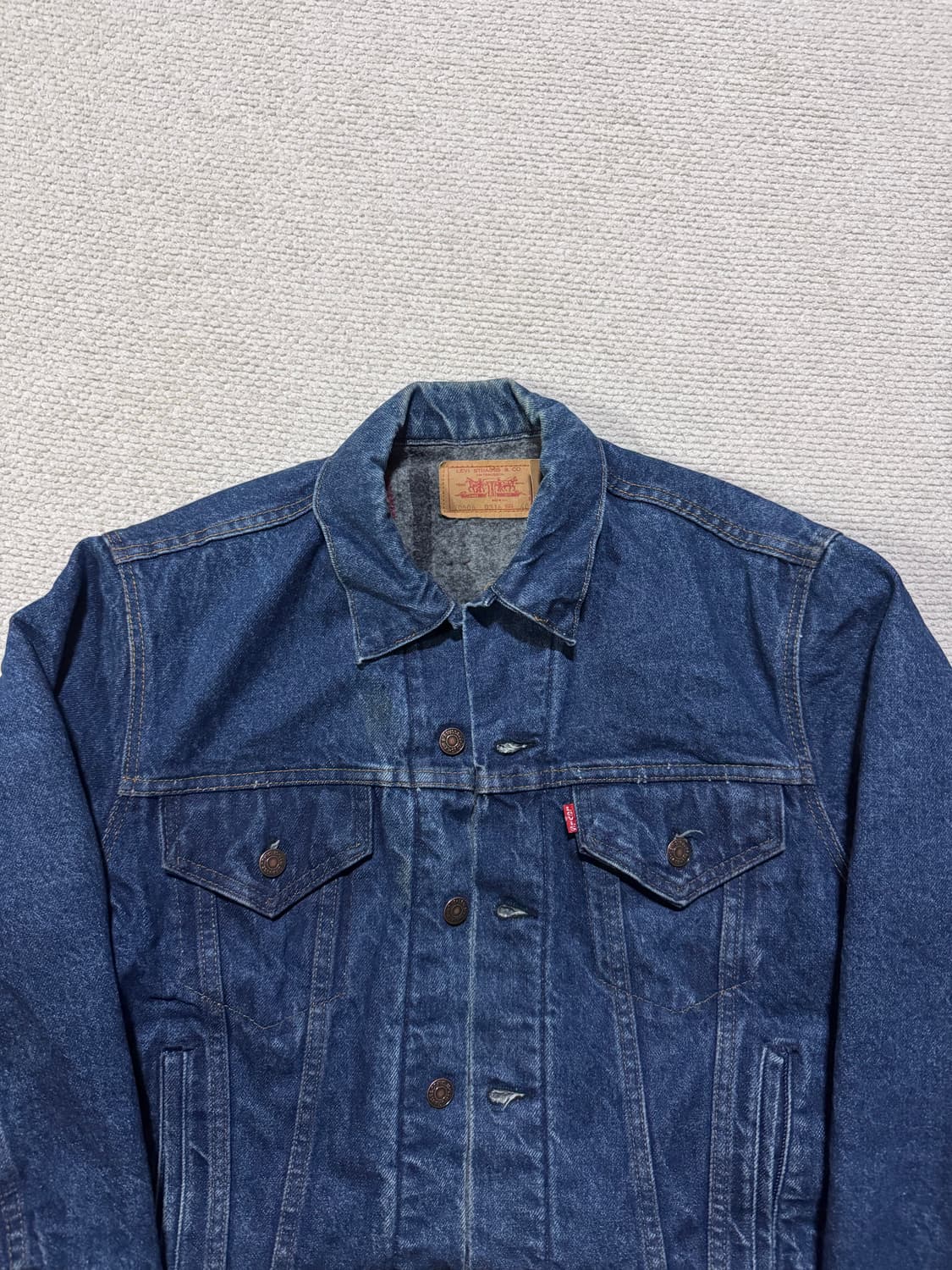 80s USA Levi’s 70506-0316 데님 자켓 40사이즈 상품이미지3