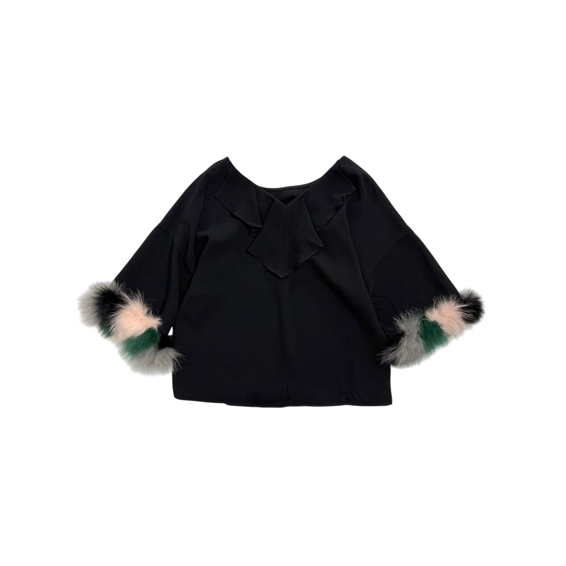 Diagram Grace Continental 빈티지 퍼 블라우스 상품이미지2