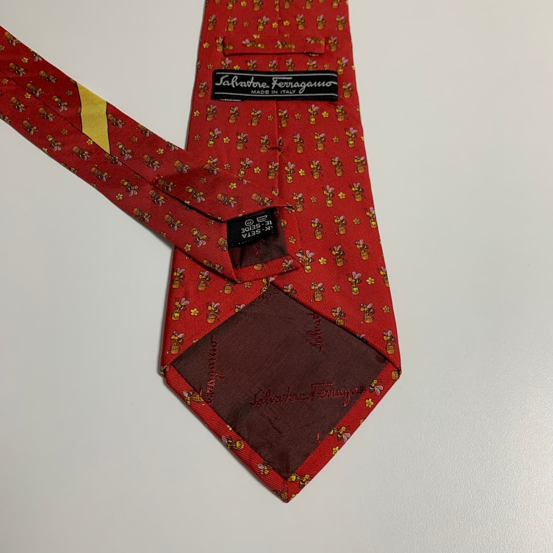 살바토레 페레가모 명품 이태리 100실크 결혼식넥타이 최상급 상품이미지6