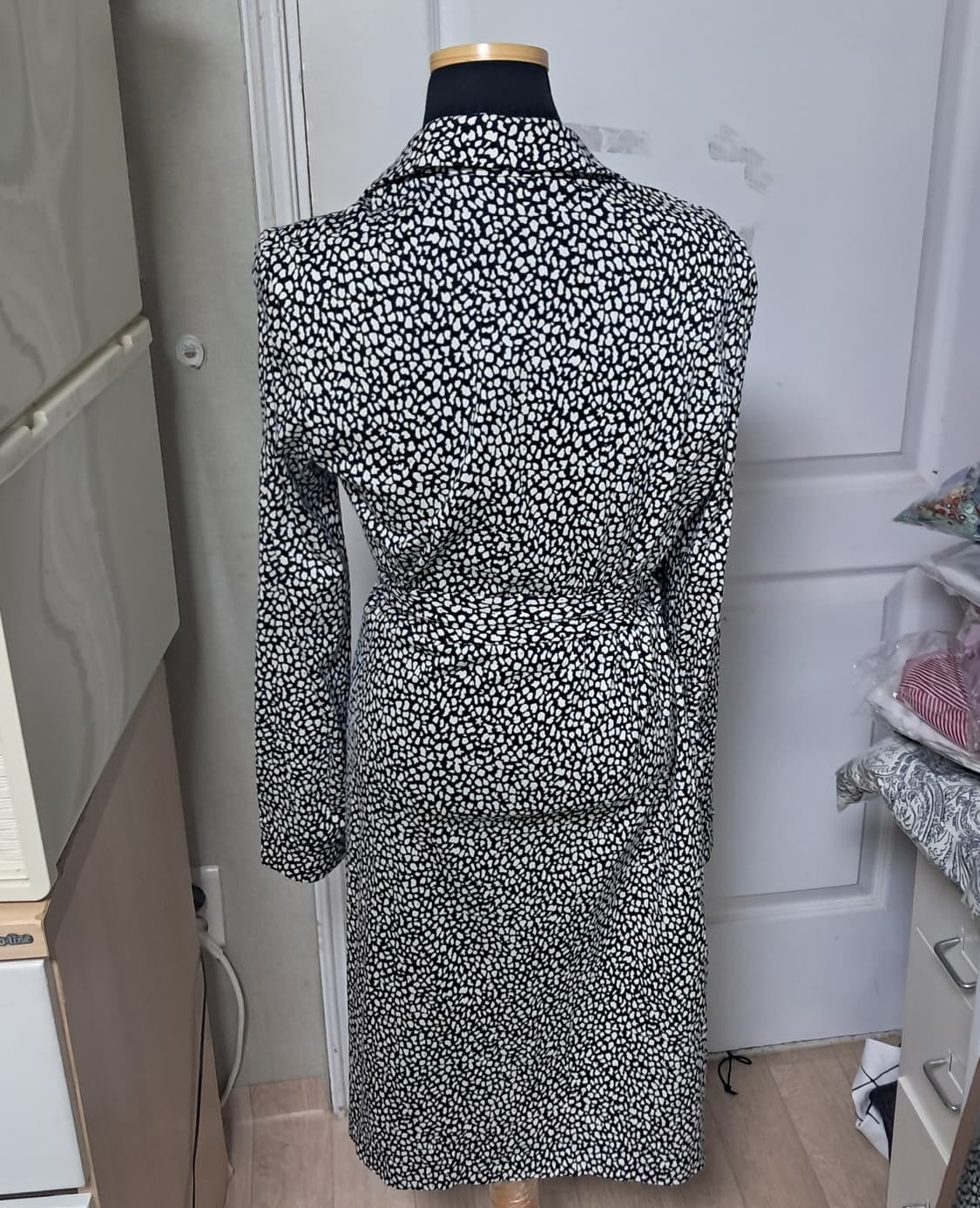 DVF(다이앤본퍼스텐버그) 랩 원피스 10(약55~66)상태최상 상품이미지3