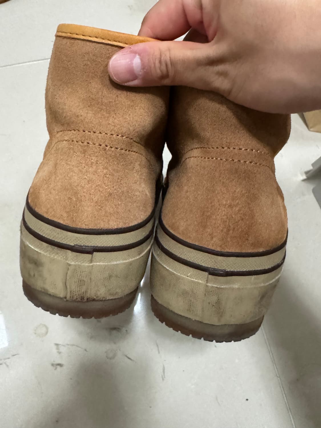 Visvim 비즈빔 리스캄 지패턴 브라운 상품이미지3
