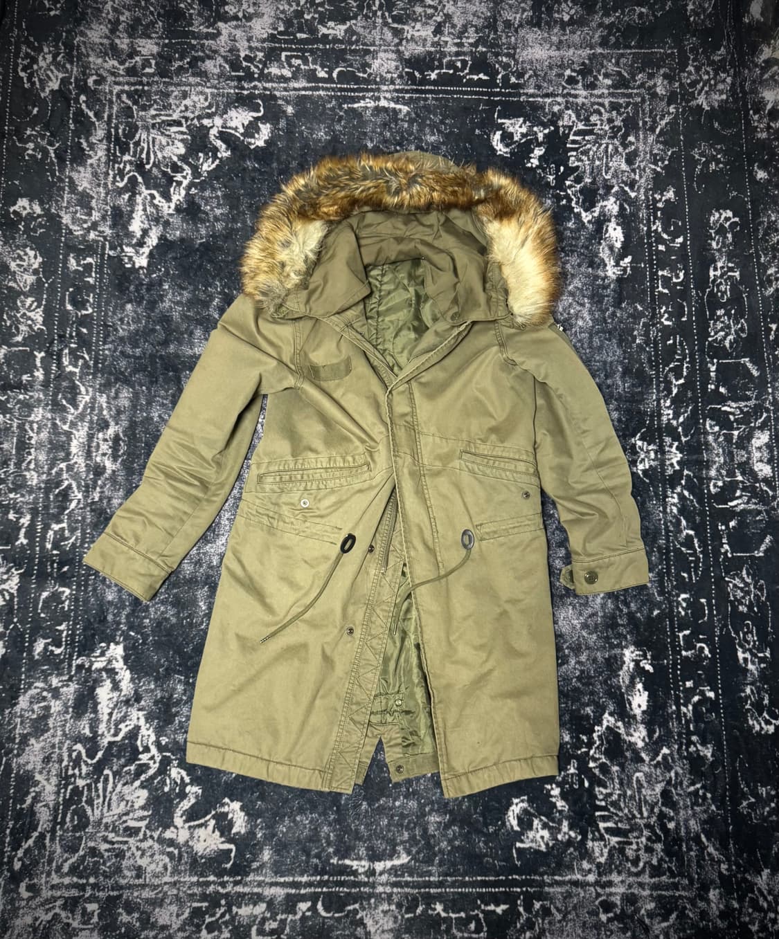 Vintage 00s Style Khaki Jacket 상품이미지1