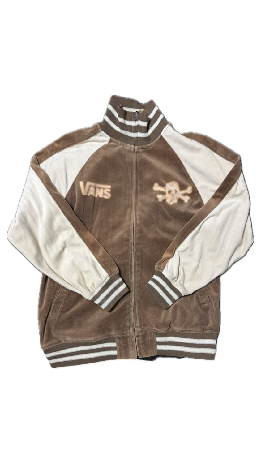 Vans Skull Velvet Track Top 상품이미지1