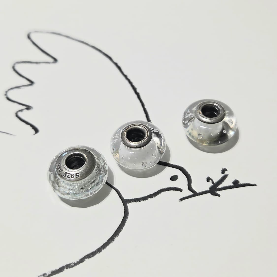 PANDORA 판도라 정품 팔찌 참 무라노 트래블 한정판 실버참 상품이미지5