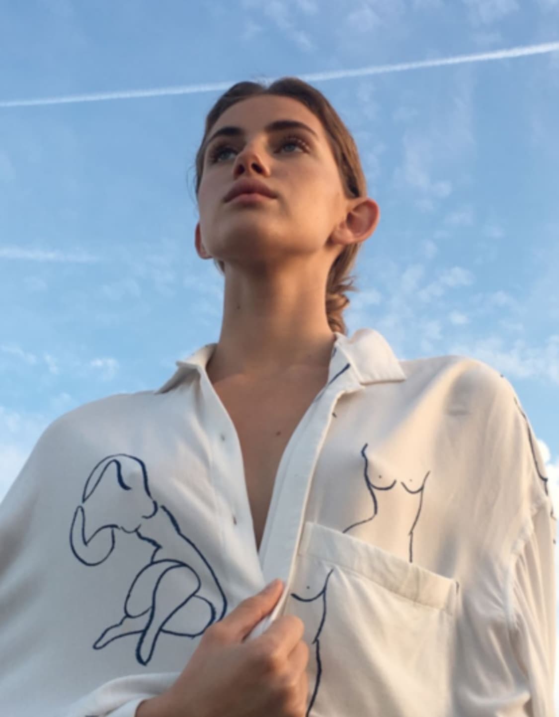 팔로마울 드로잉 셔츠  상품이미지2