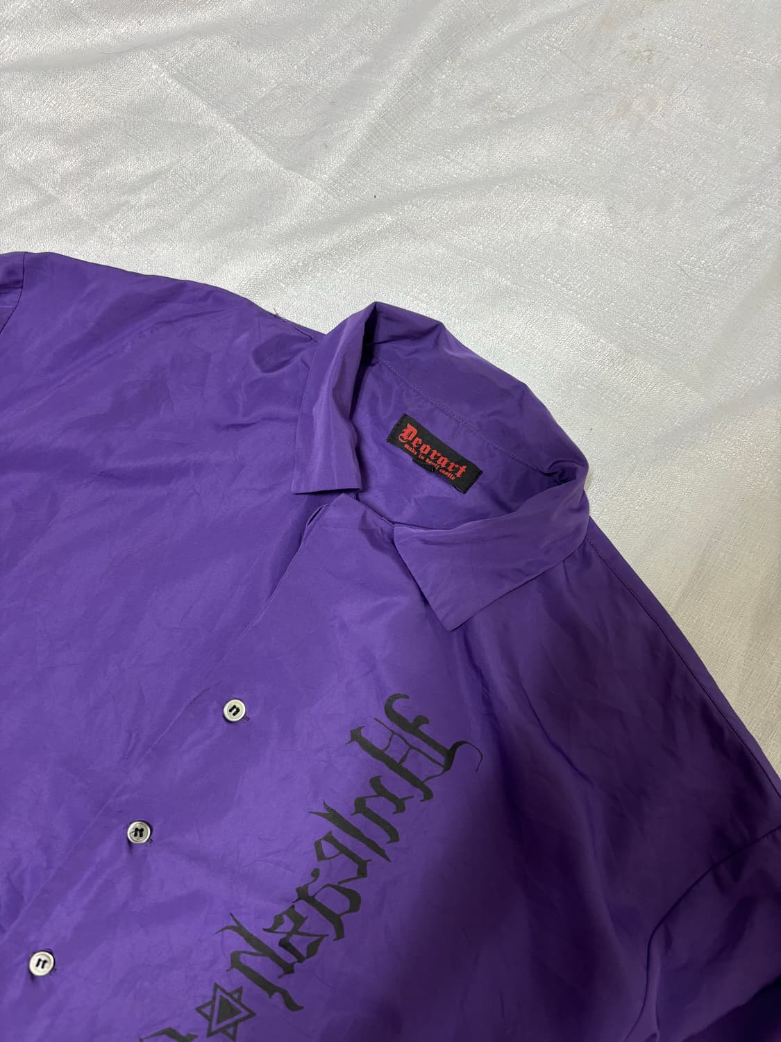 “Deorart” 00’s Gothic Back Print Purple  상품이미지3