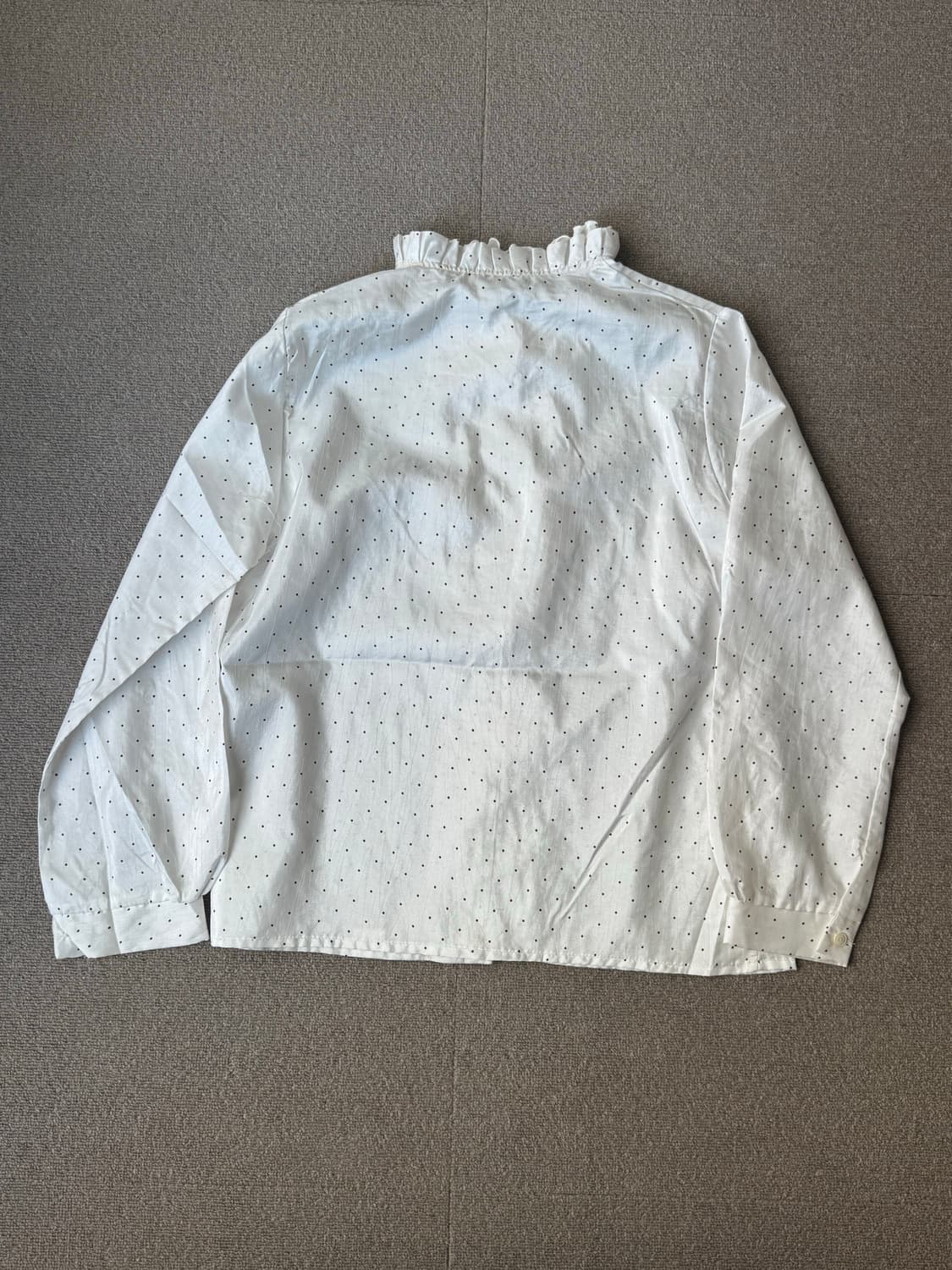 빈티지 도트 프릴 블라우스 상품이미지7