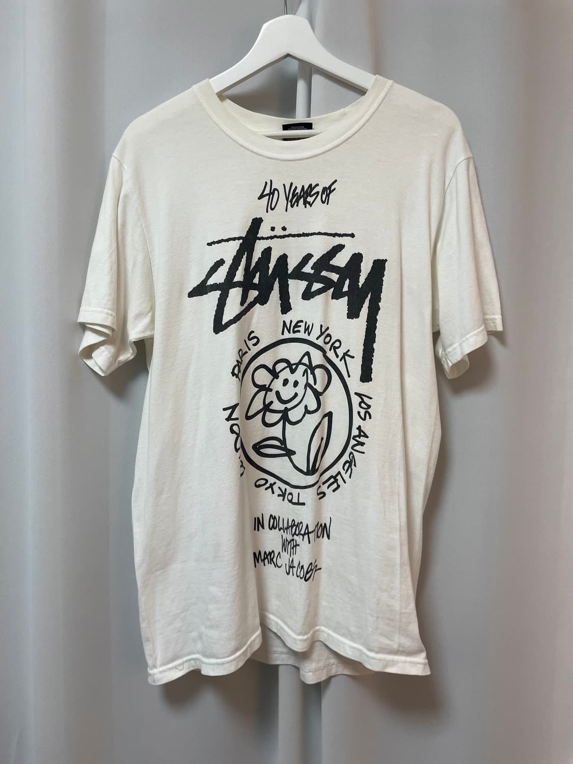Stussy x 마크제이콥스 월드투어 티셔츠 M 상품이미지1