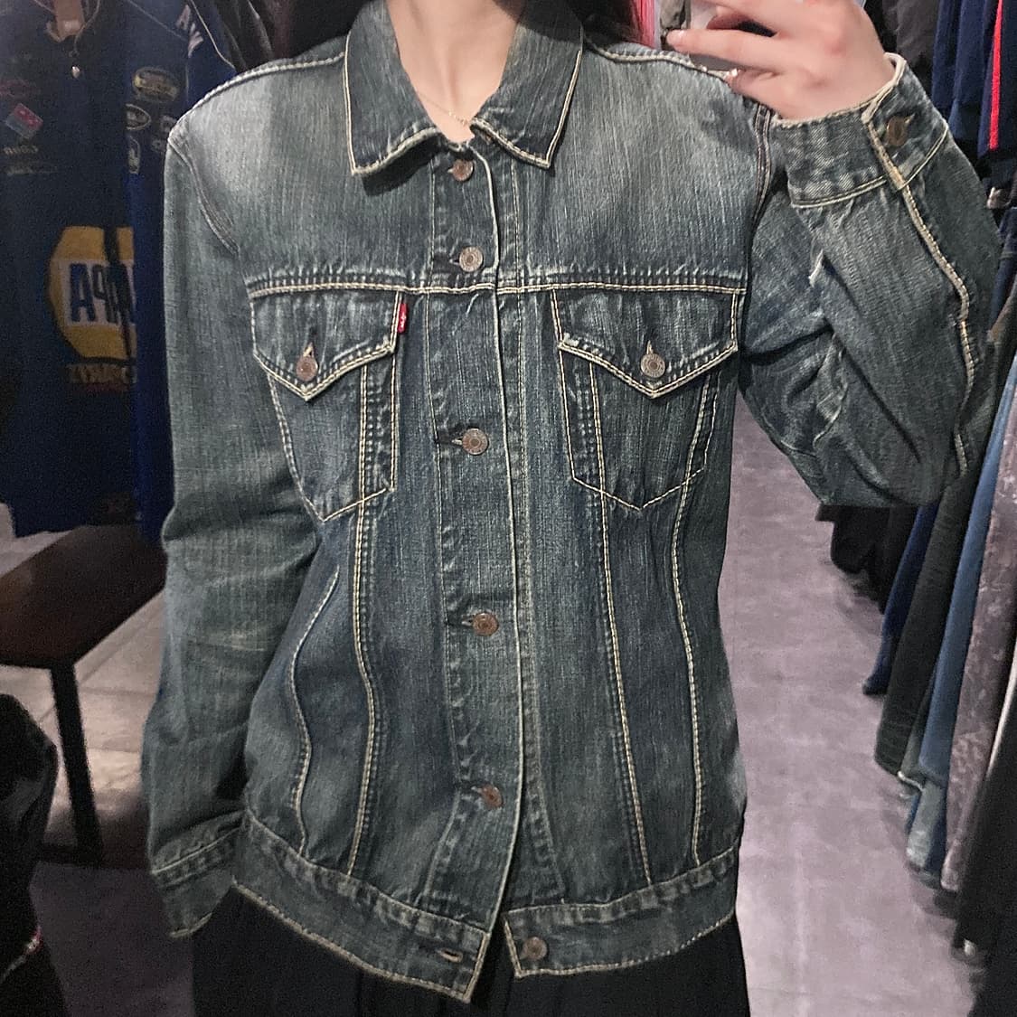 [IM] 리바이스 데님 트러커 자켓 진청 상품이미지1
