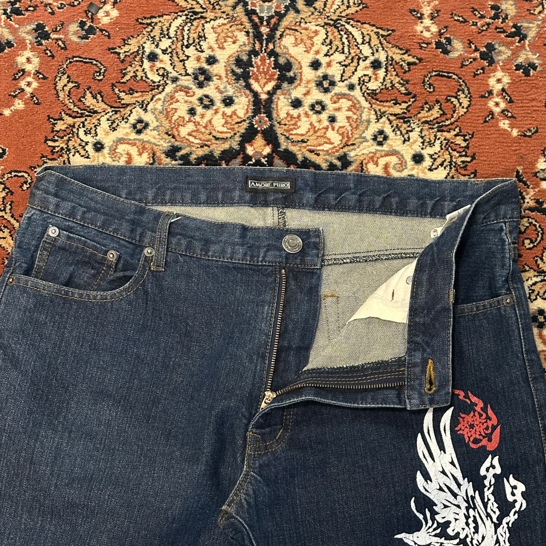 AMORE PURO 재팬 오리엔탈 데님 팬츠 (38) 상품이미지5