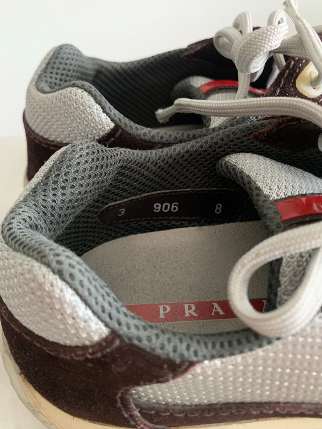 Prada America‘s cup suede brown (rare) 상품이미지3