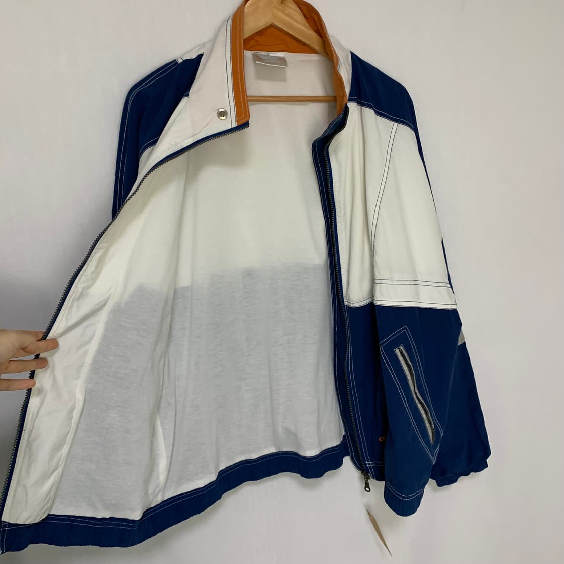 아디다스 배색 오픈 바람막이 아노락 점퍼 자켓 빈티지 프리사이즈 상품이미지6