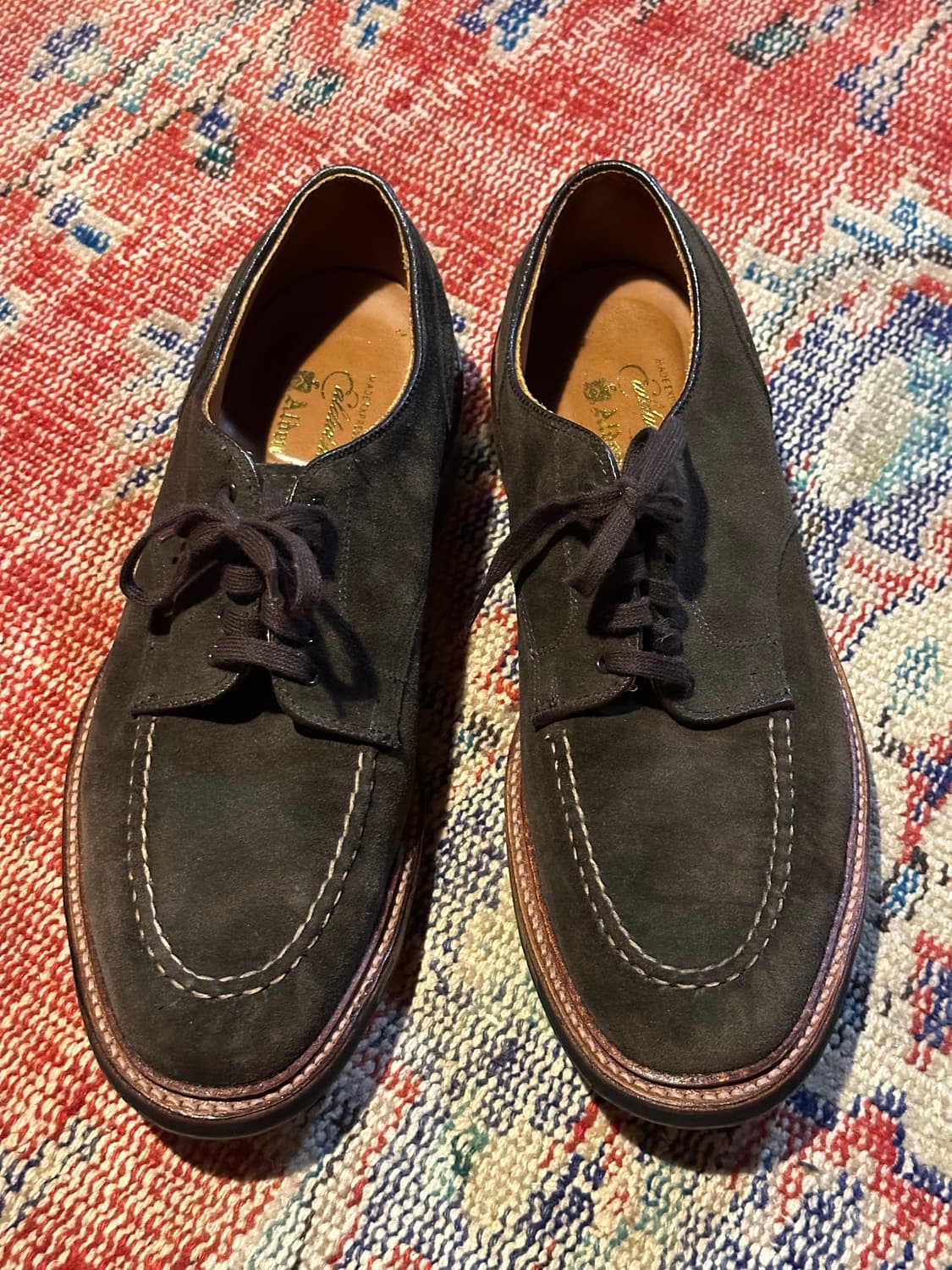 알든 D0603C 다크그린스웨이드 레인지목 코만도솔 상품이미지3