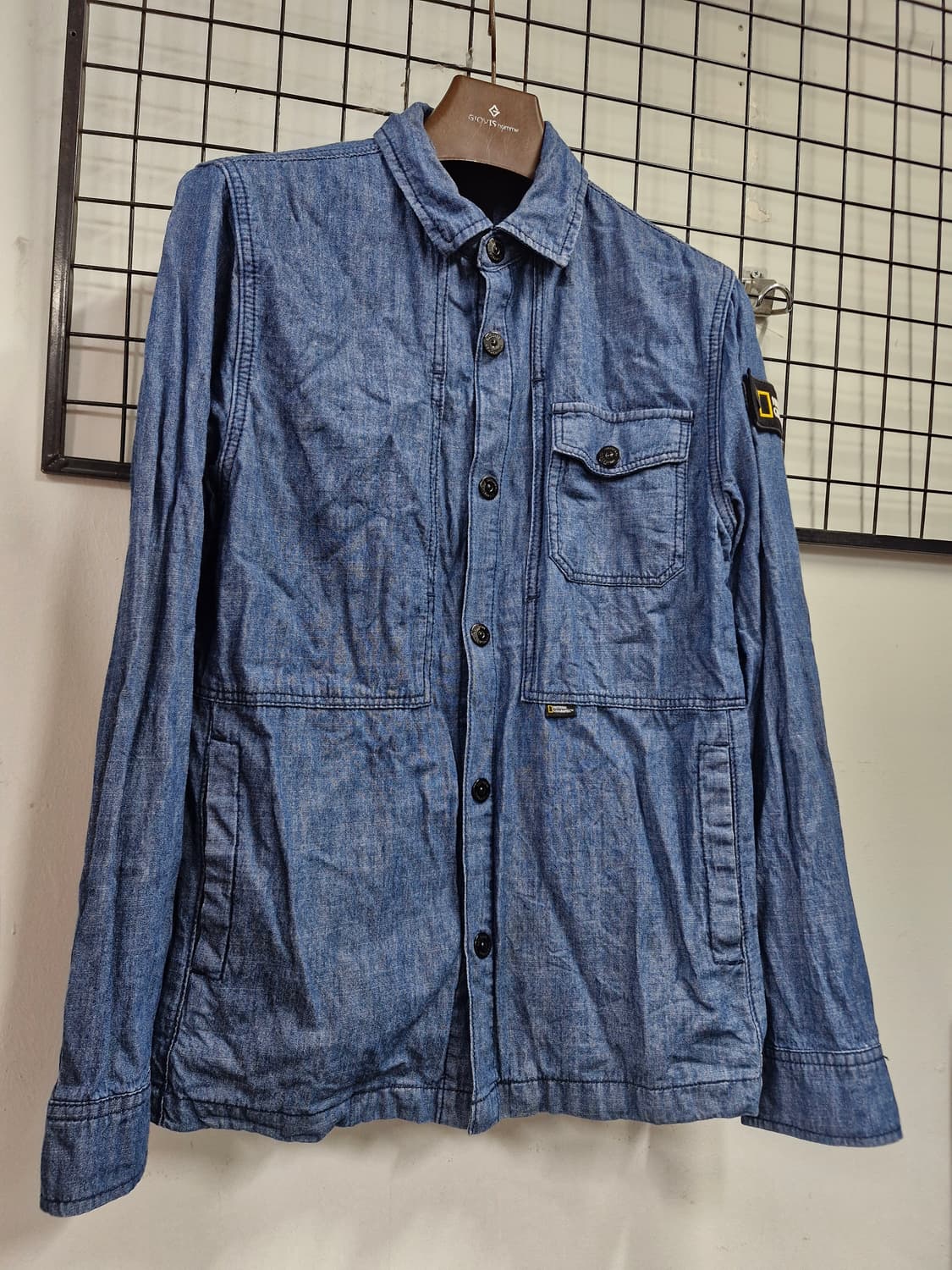 95M 내셔널지오그래픽 머크랍스 데님 셔츠  상품이미지2