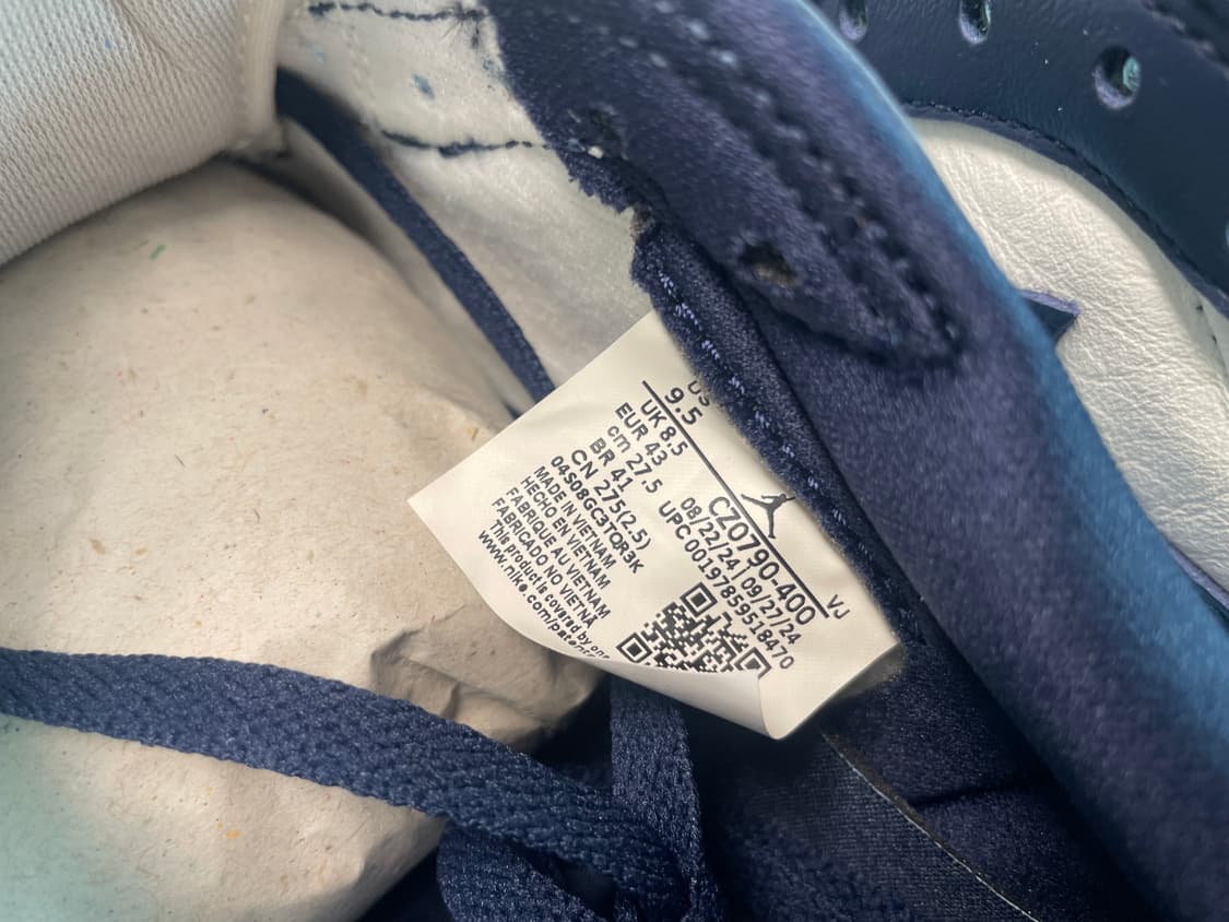 나이키 에어 조던 1 로우 OG 유니버시티 블루 275 상품이미지4