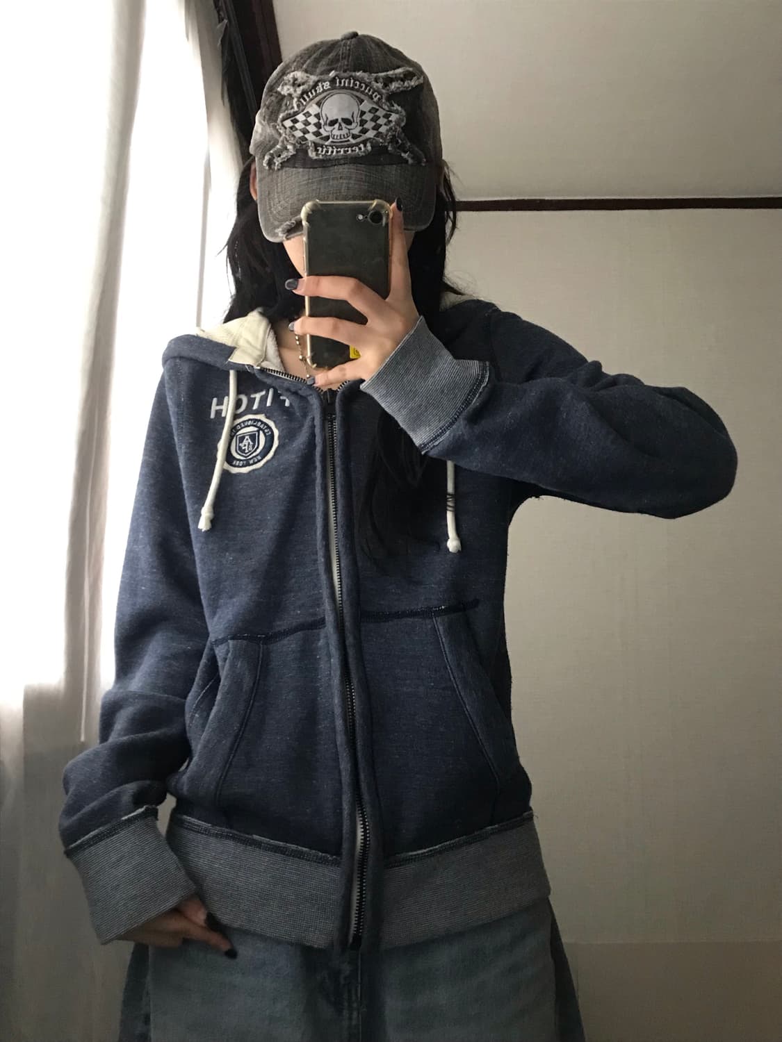 아베크롬비 네이비 후드집업 상품이미지5