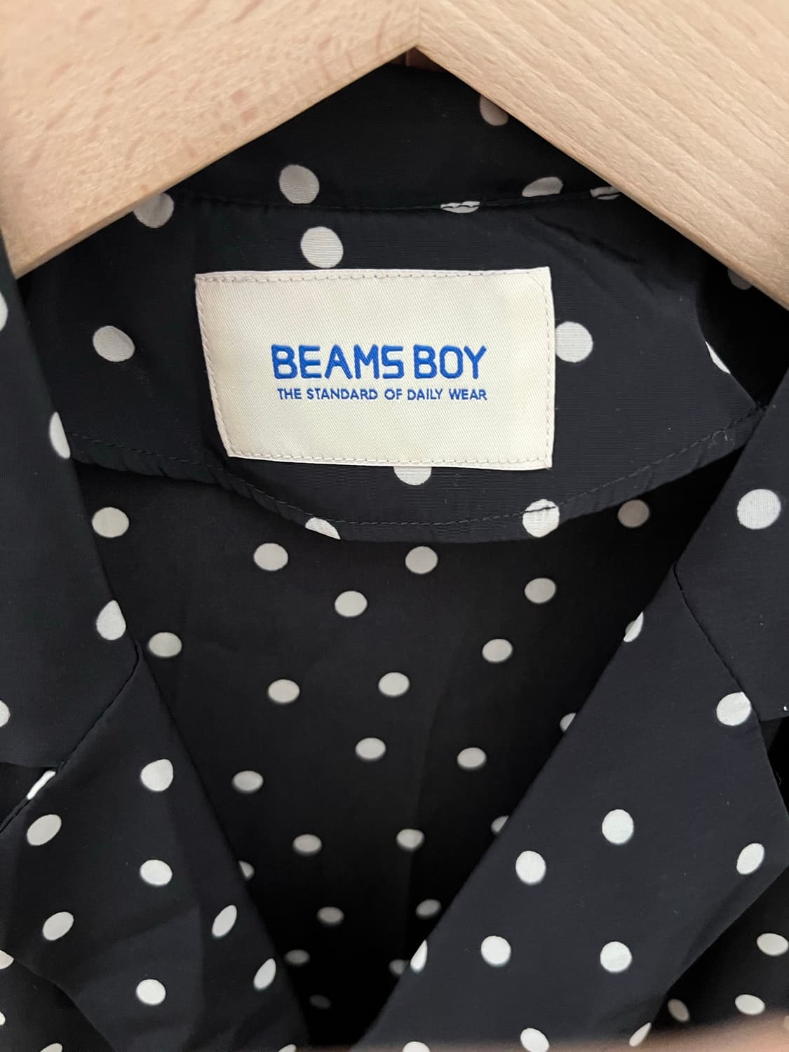 BEAMS BOY 폴카 도트 랩 드레스 상품이미지2