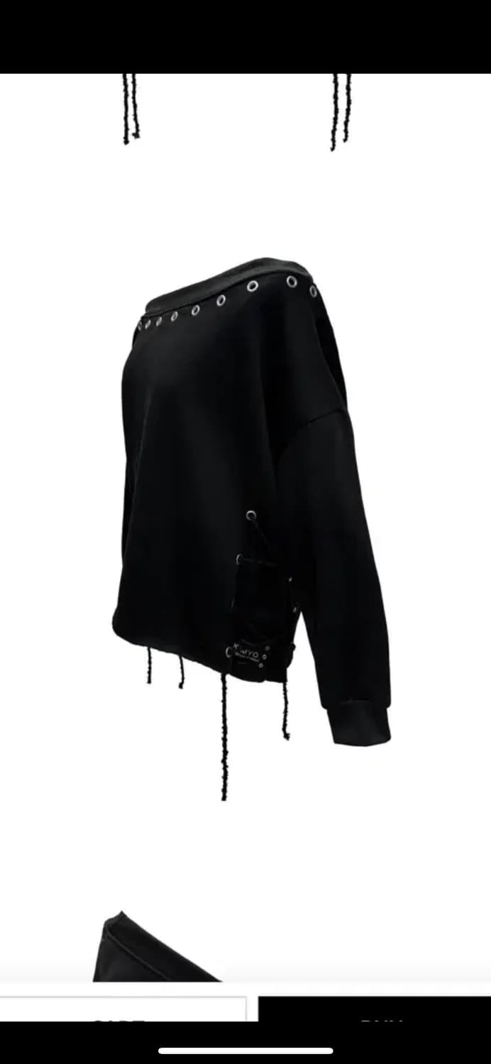 키묘 kimyo 아일렛 레이스 맨투맨  상품이미지3