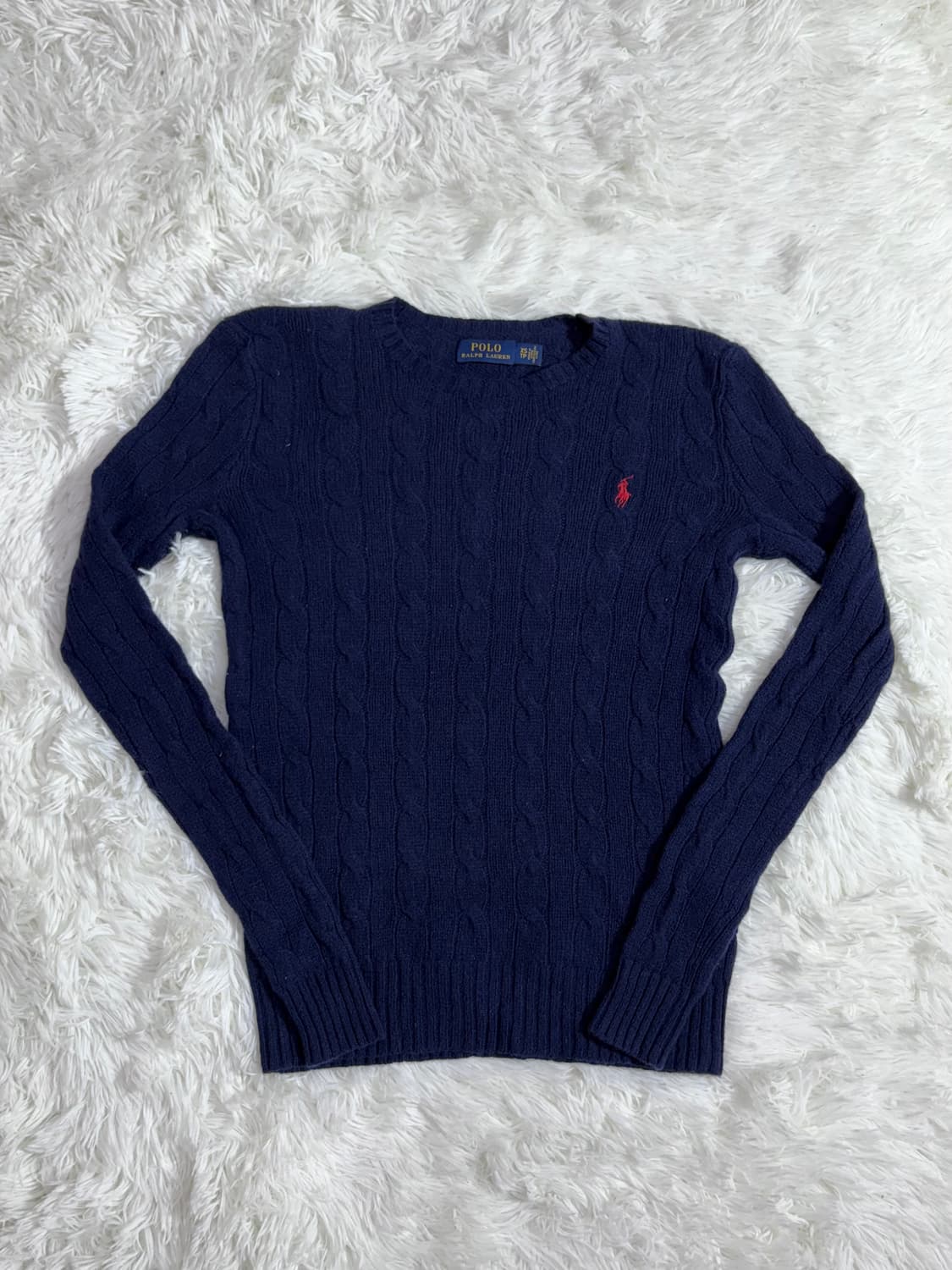 폴로 랄프로렌 울•케시미어 딱붙핏 꽈배기 니트  상품이미지3