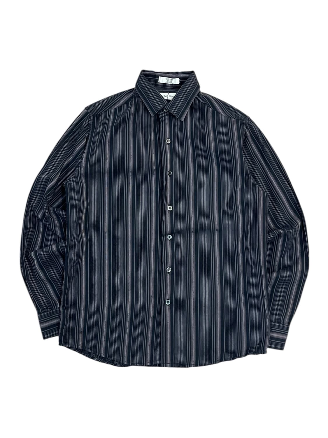 캘빈 클라인 스트라이프 셔츠 블랙 키즈14 #csz2449 상품이미지3