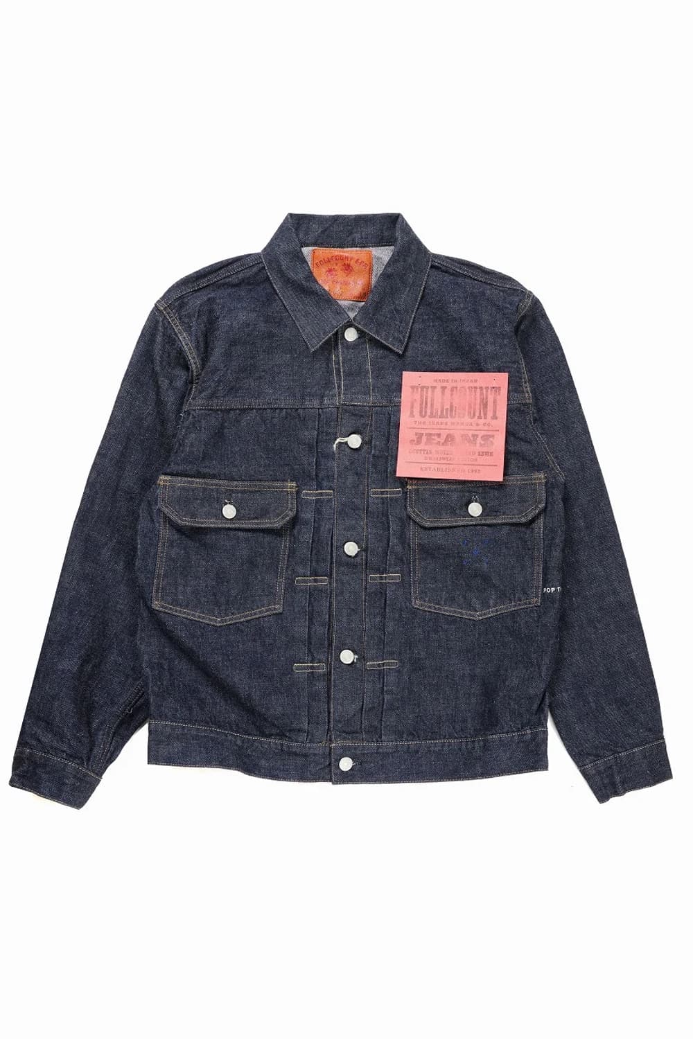 [L] 팝 트레이딩 컴퍼니 x 풀카운트 원워시드 데님자켓 상품이미지1