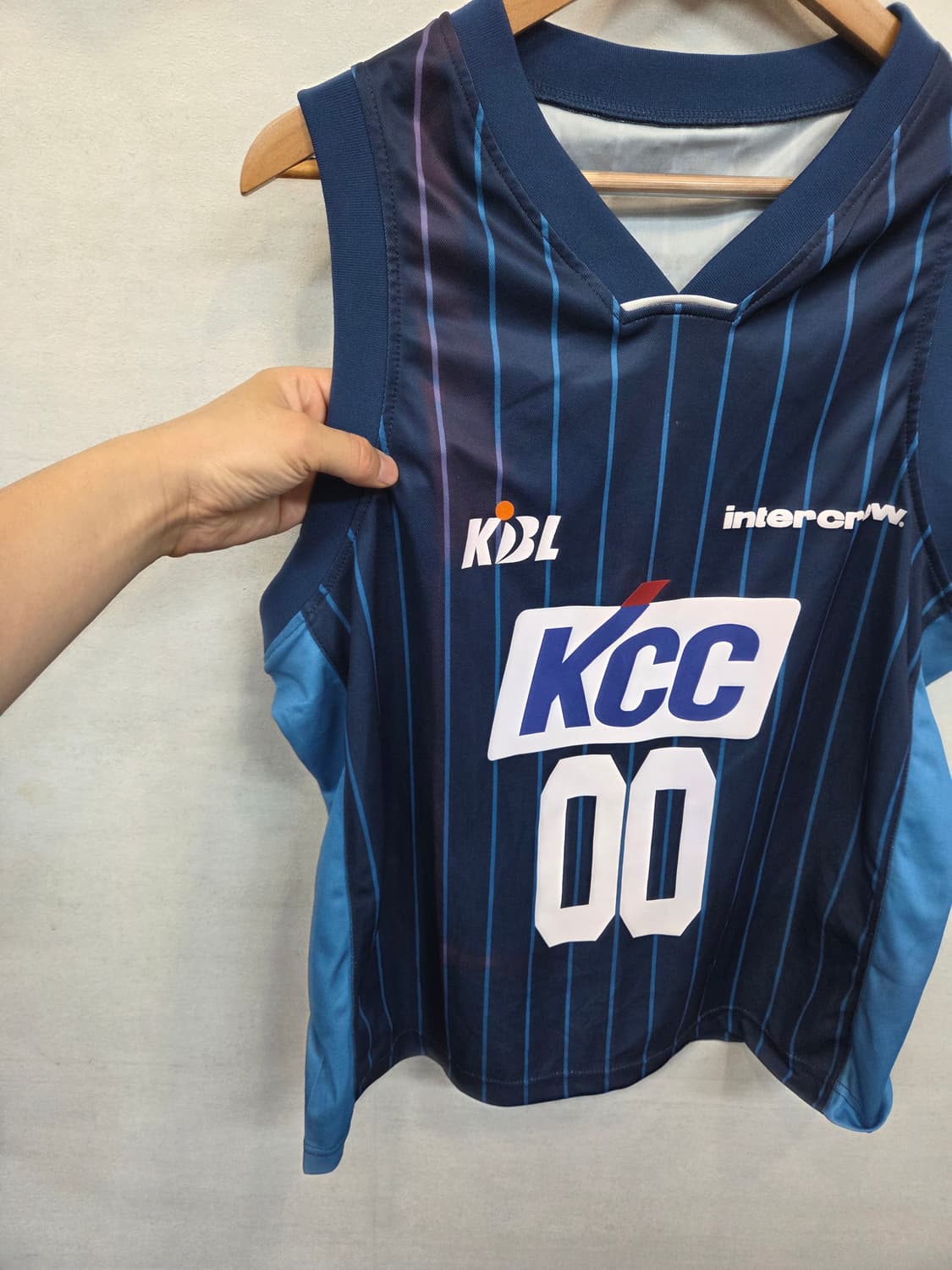 인터크루 kcc 서포터즈 민소매나시 xl 상품이미지4