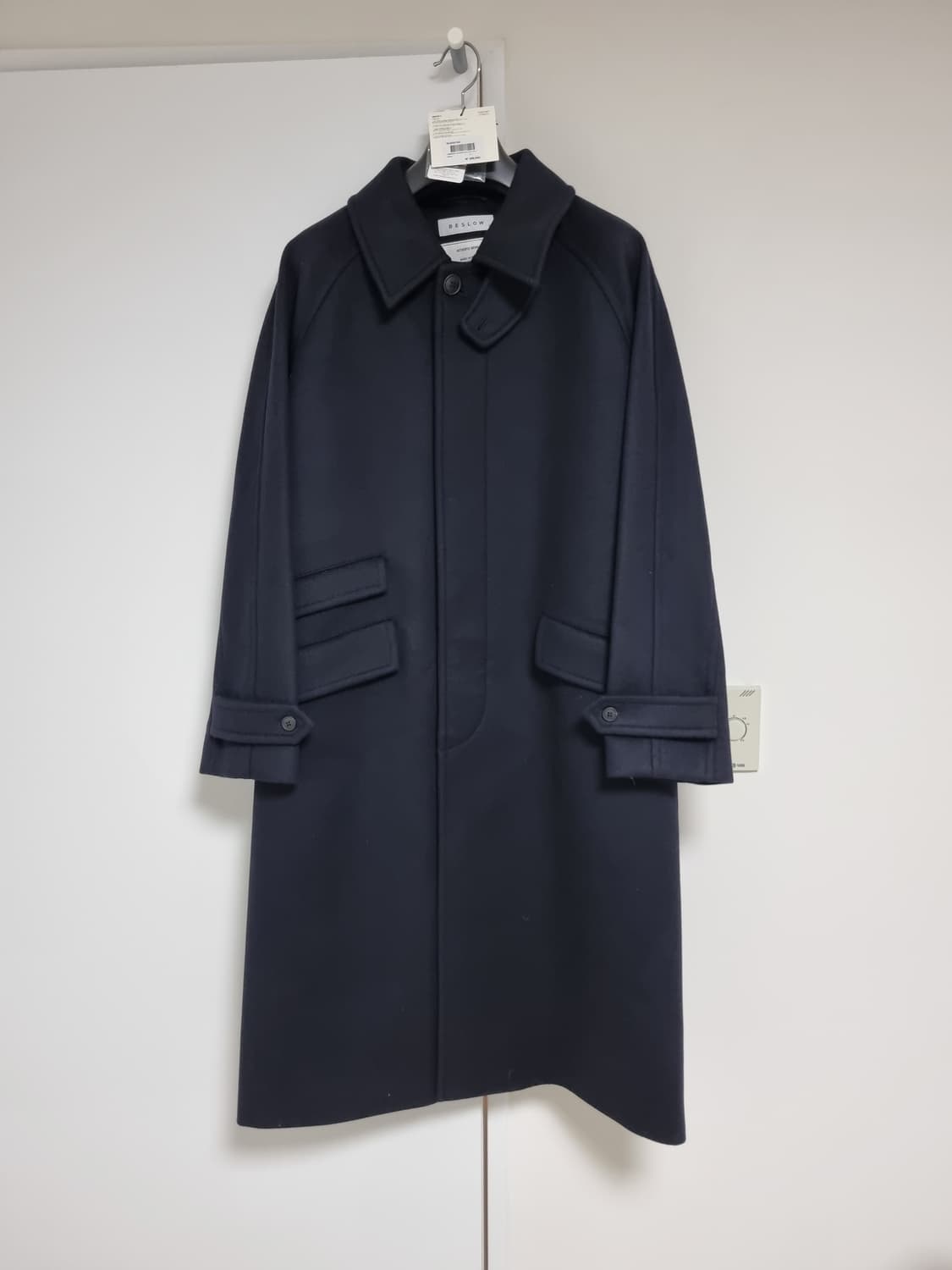 S) 비슬로우 발마칸 코트 네이비 상품이미지2