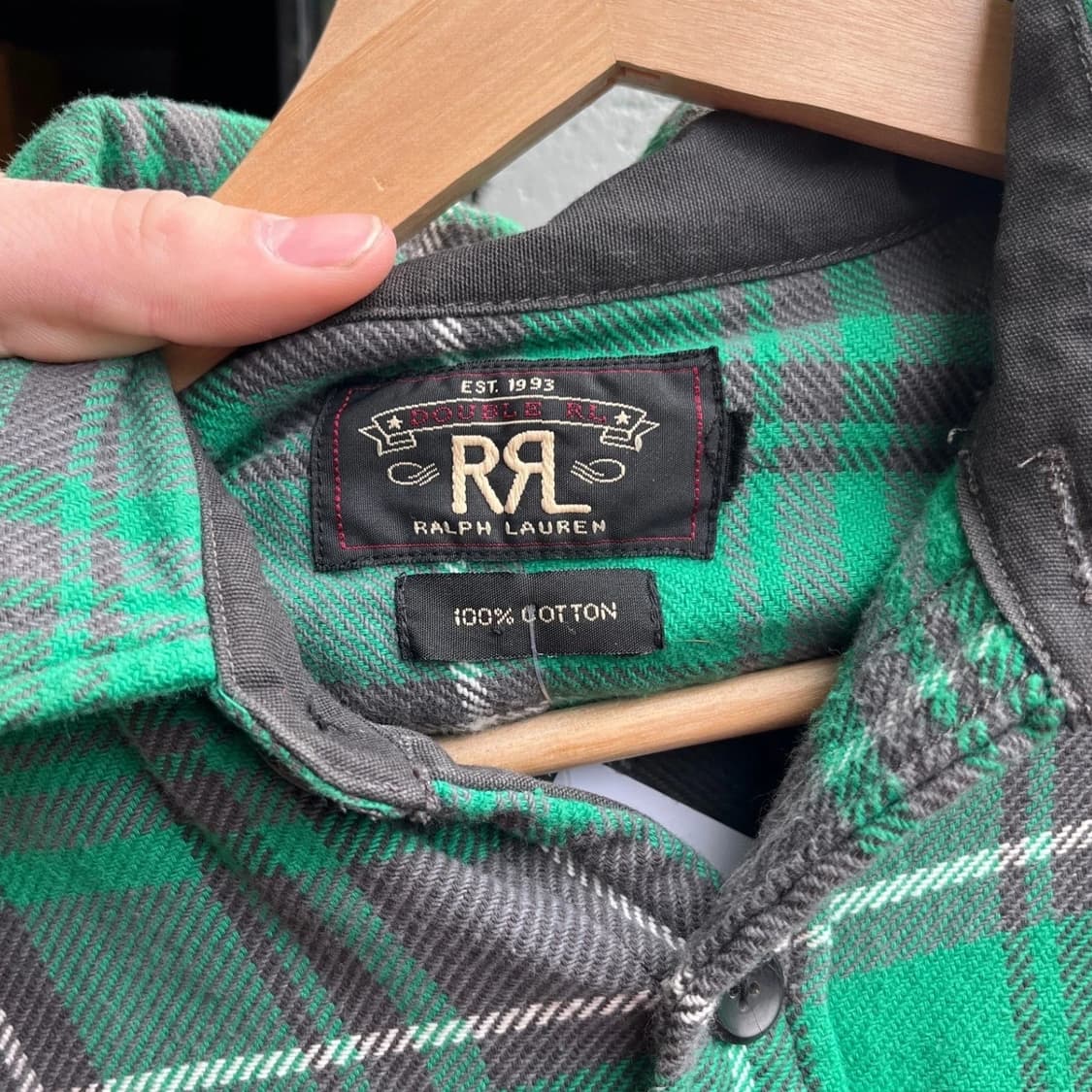 RRL 더블알엘 헤비 플란넬 체크 워크셔츠 상품이미지2