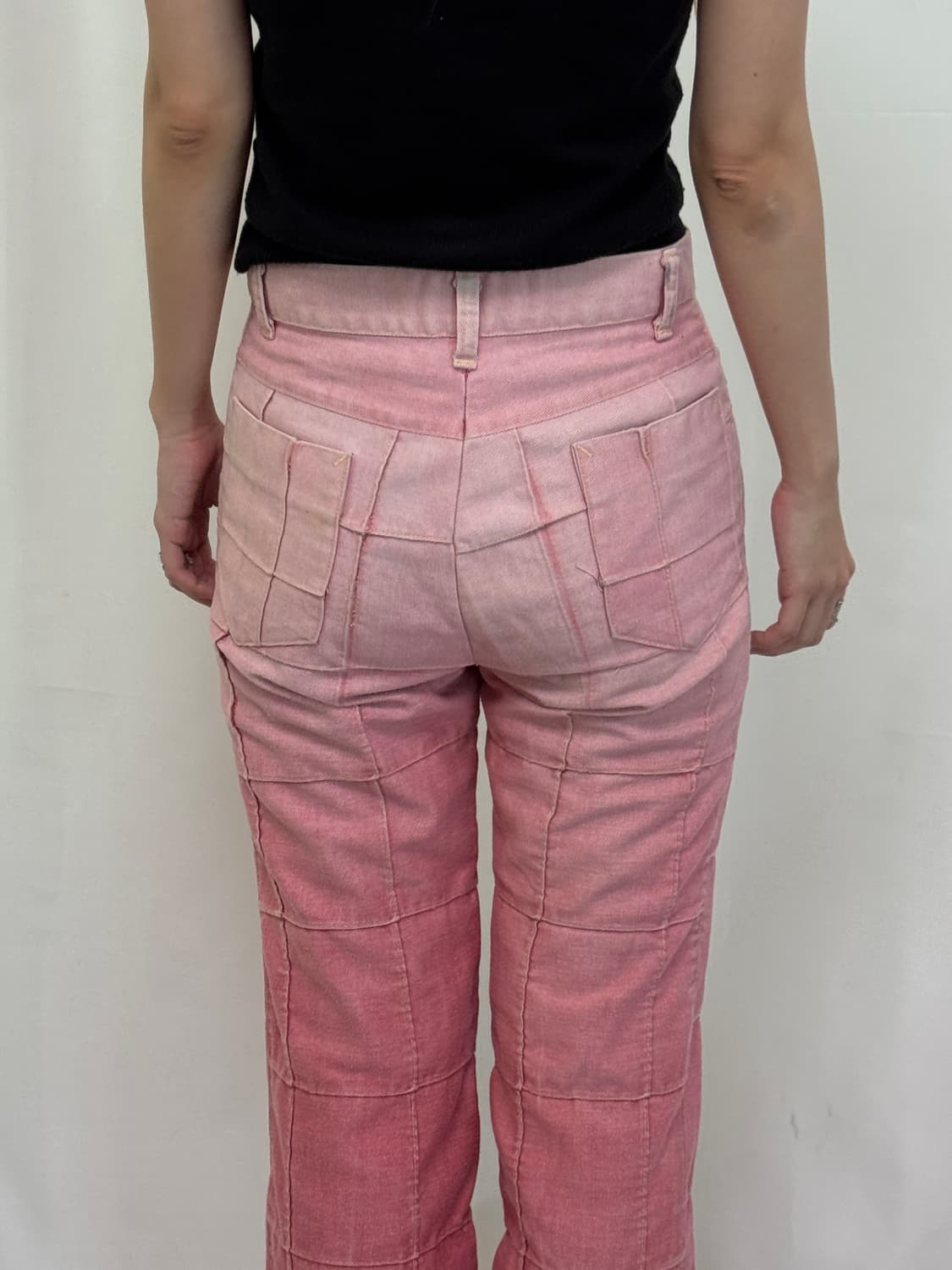 핑크 부츠컷 데님 상품이미지7