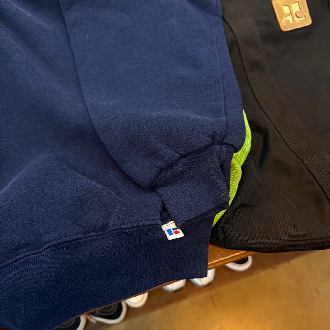 00S 러셀 아노락 반집업 스웻셔츠 상품이미지2