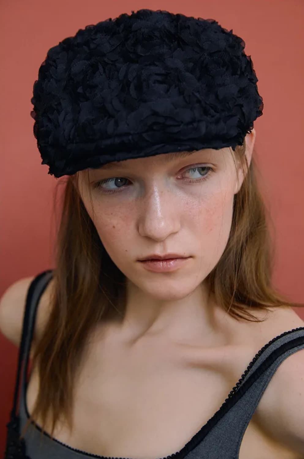 어썸니즈 클래식 헌팅 캡_로즈 블랙 상품이미지1