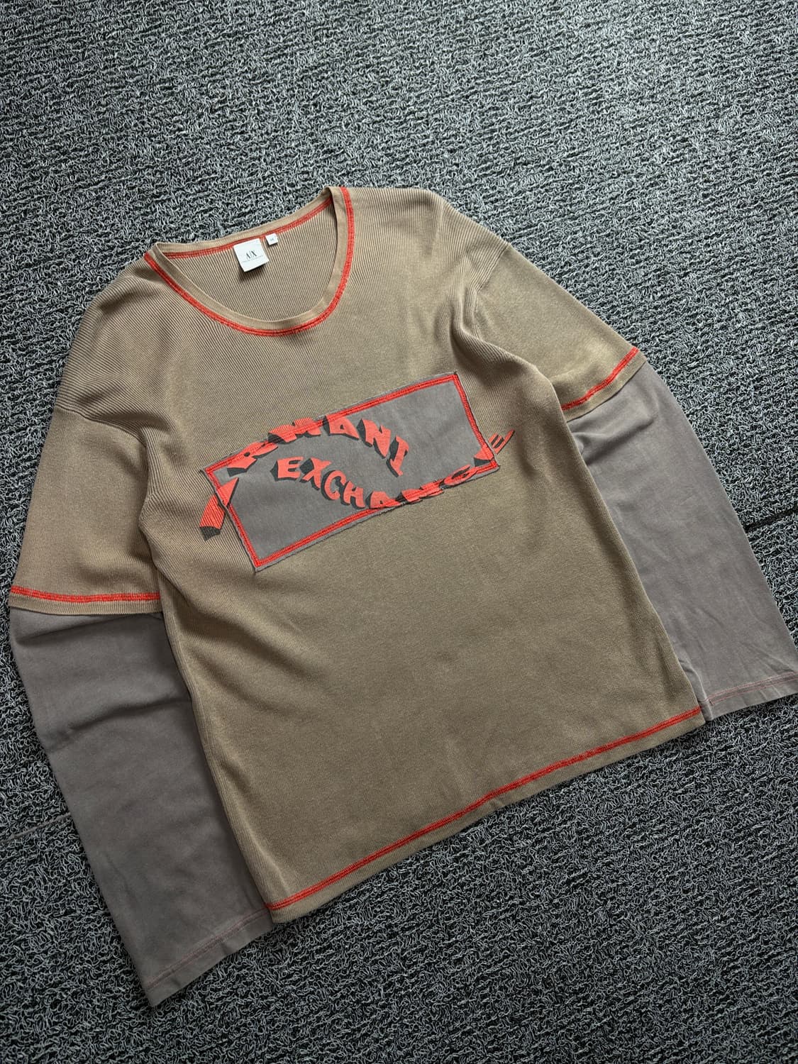 아르마니 아카이브 y2k 빈티지 레이어드 롱슬리브 1598 상품이미지1