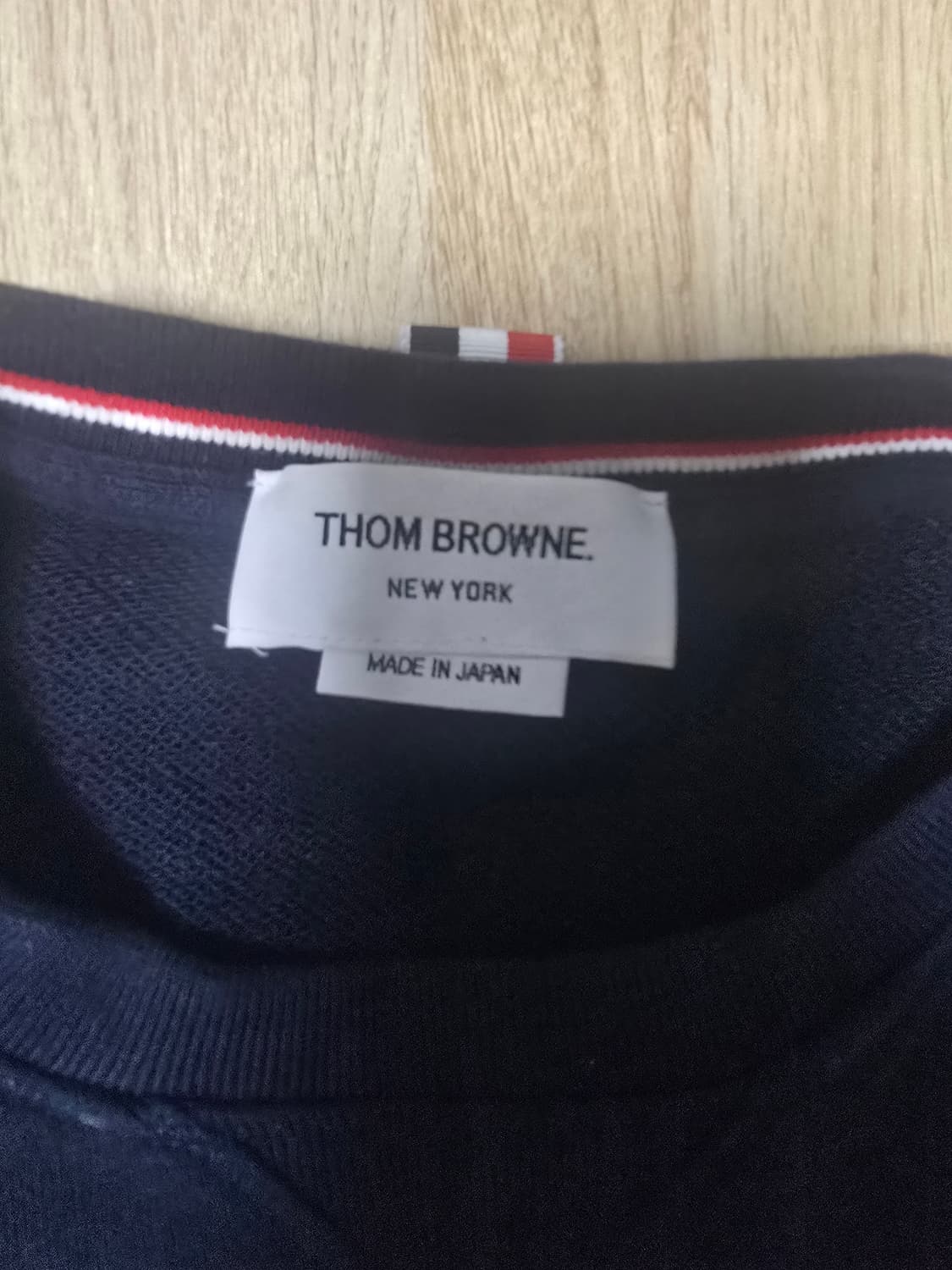 25FW 톰브라운 네이비 맨투맨 4사이즈 새상품 상품이미지3