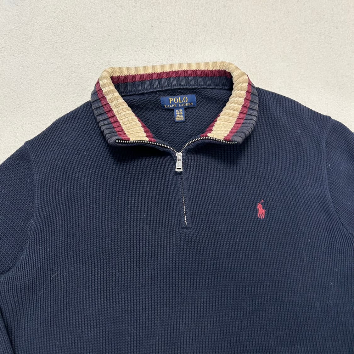 Polo Half Zip Knit 상품이미지5