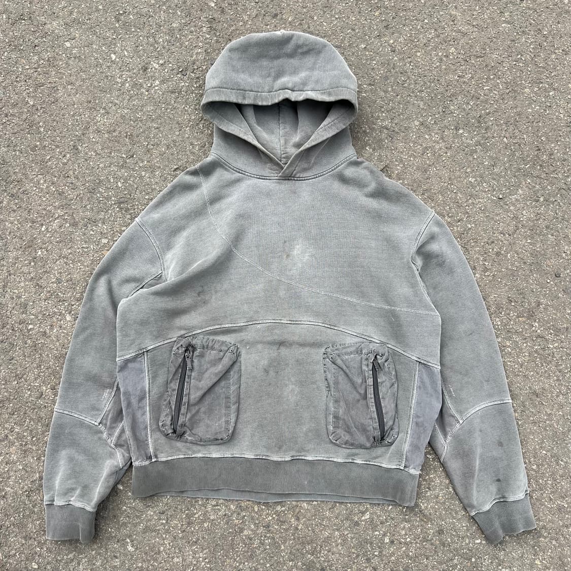 C2H4 콜드 다잉 패널 후디 상품이미지1