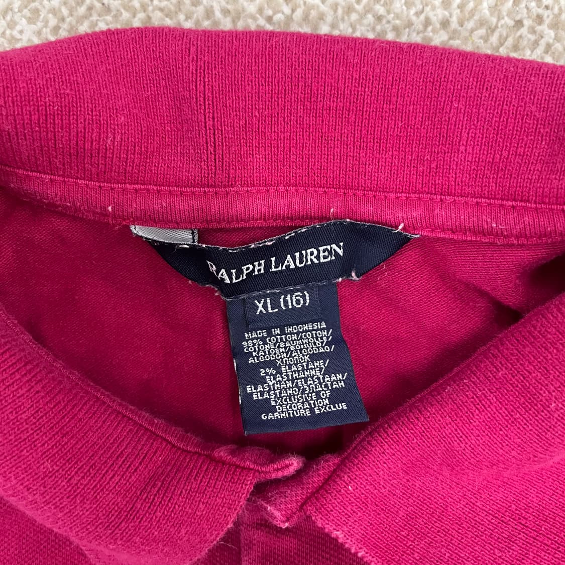 16 폴로랄프로렌 키즈 카라 반팔 티셔츠 0213M 상품이미지2