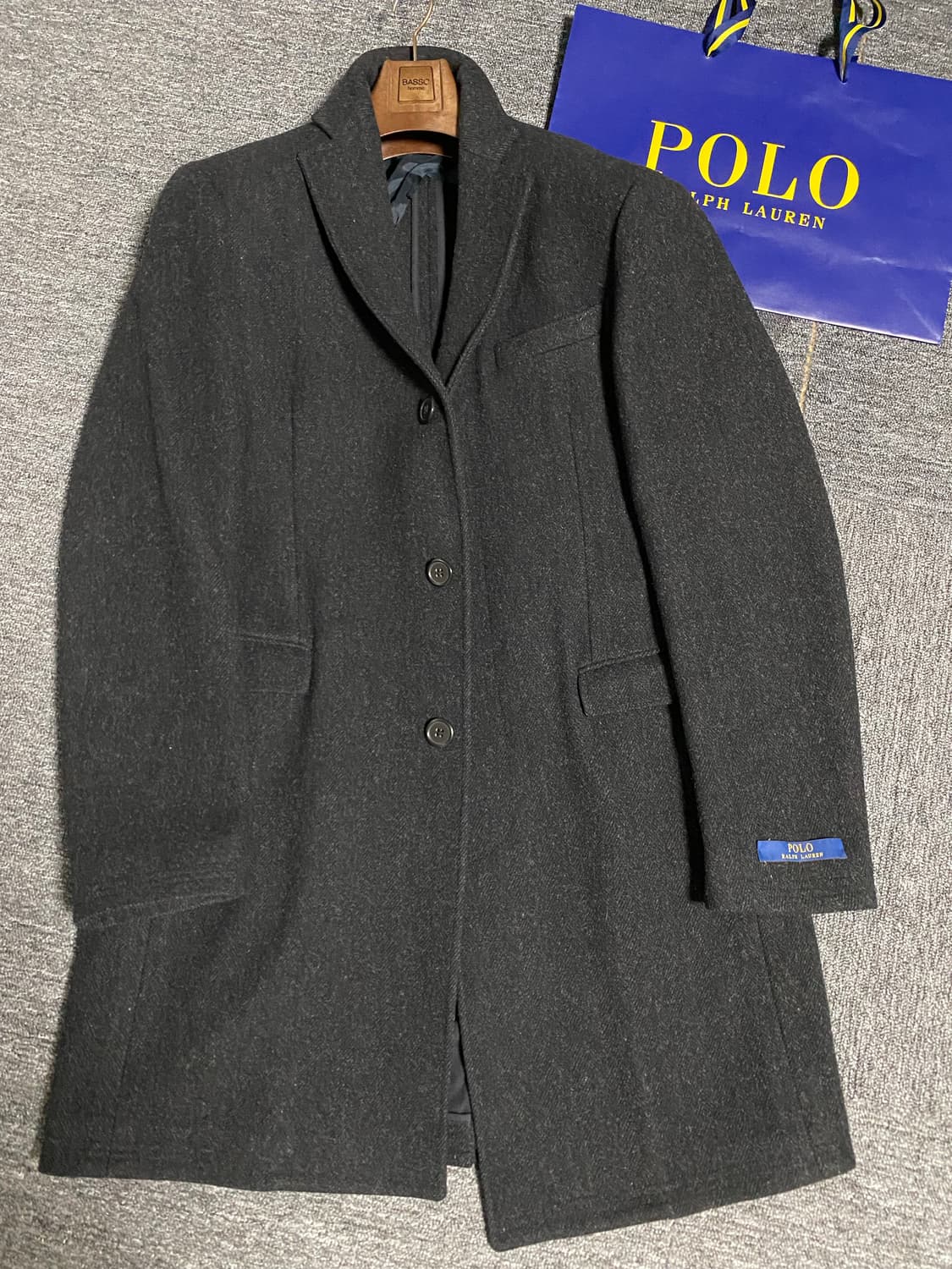 급처해요. 폴로 울 코트 상품이미지1