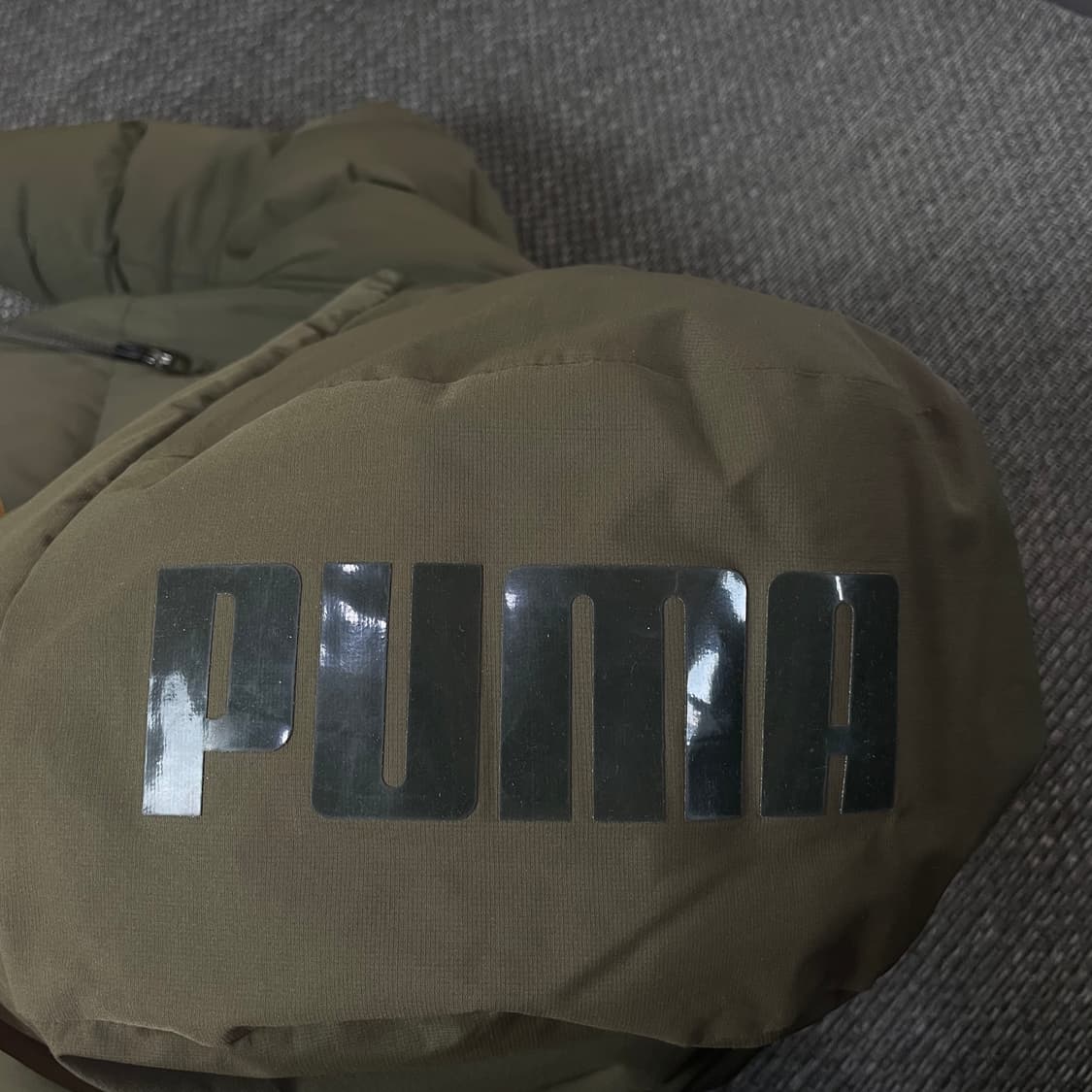 푸마 카키 롱패딩 L 상품이미지6