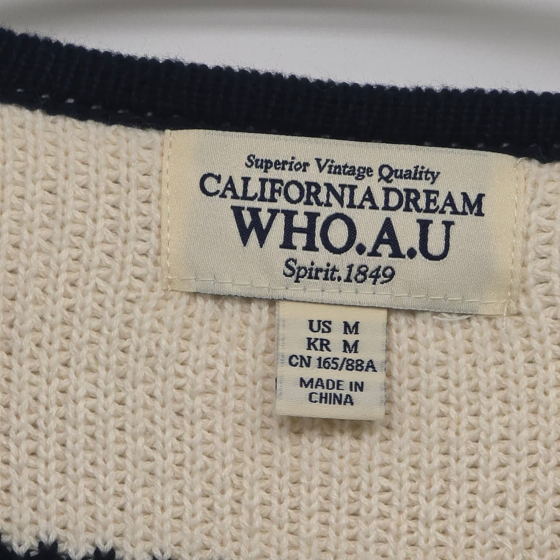 WHO.A.U 스트라이프 가디건 상품이미지2