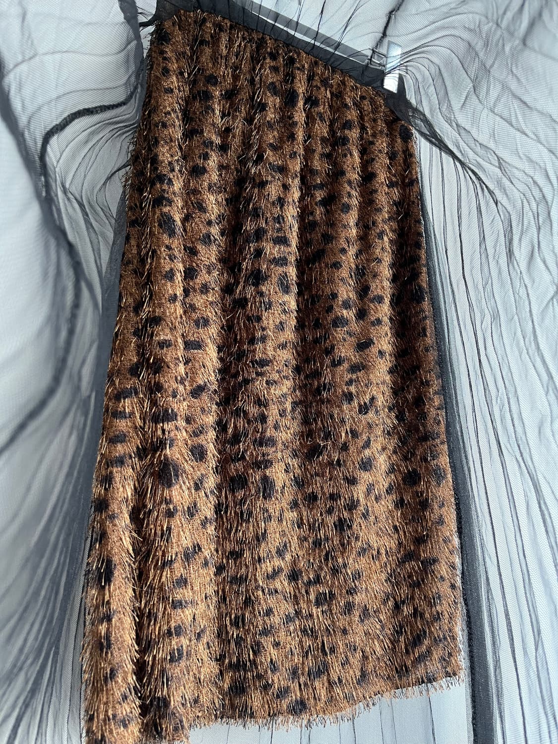 호피 샤 롱 스커트 상품이미지2