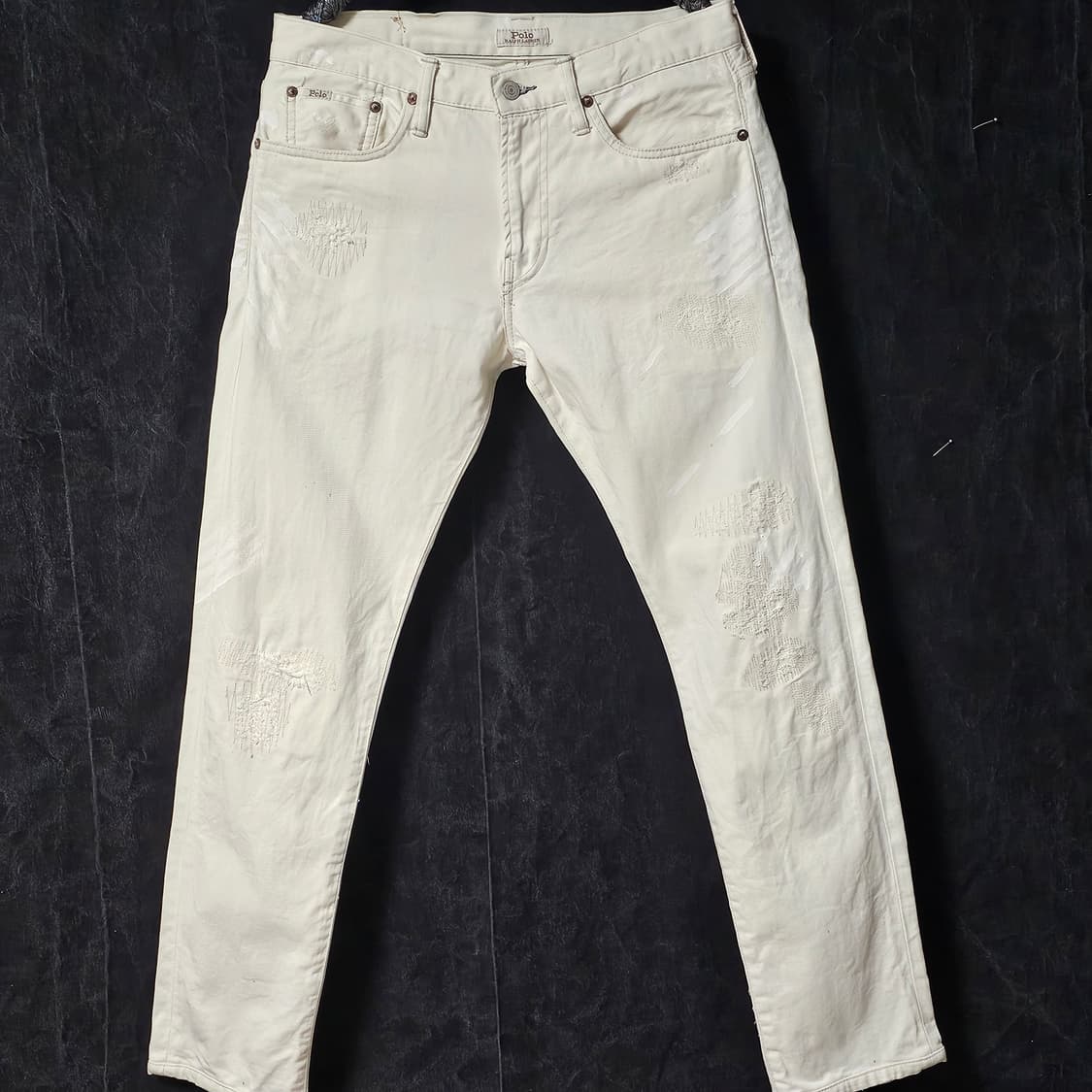 30인치[폴로 랄프로렌]남성 설리번 슬림핏 화이트 진 청바지 상품이미지1