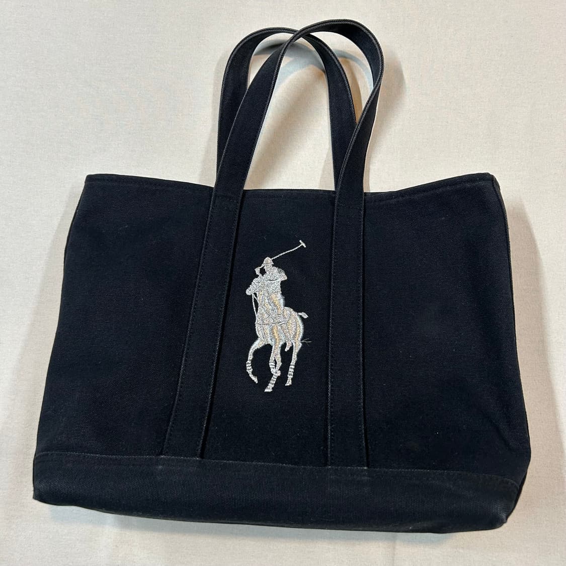 폴로 랄프로렌 빅포니 캔버스 토트백 숄더백 상품이미지2