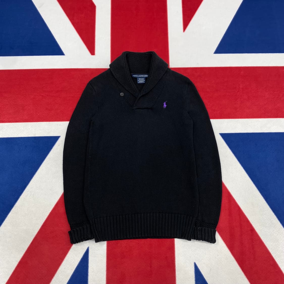 폴로 숄카라니트 여성S 상품이미지1