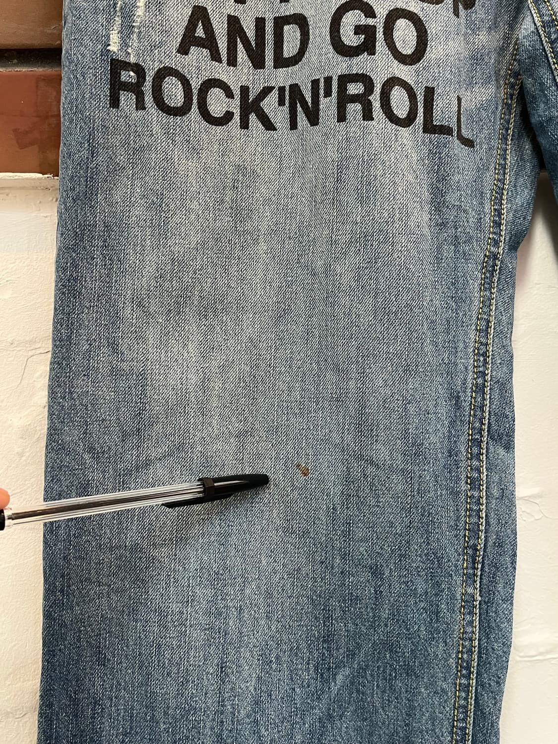 Solberry jeans 패치워크 데미지 데님 진 36 상품이미지4