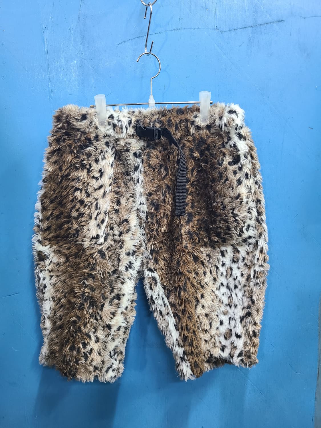 일본빈티지 레오파드 호피털바지 퍼 하프팬츠like떠그클럽 상품이미지2