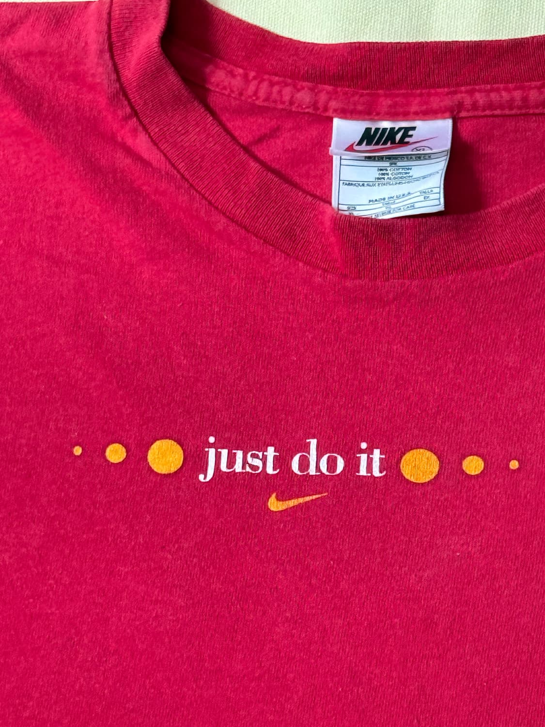 나이키 just do it 그래픽 티셔츠 90-00s usa 상품이미지2