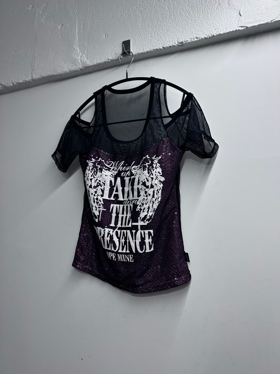 See Through Sprinkle Layered Top 상품이미지5