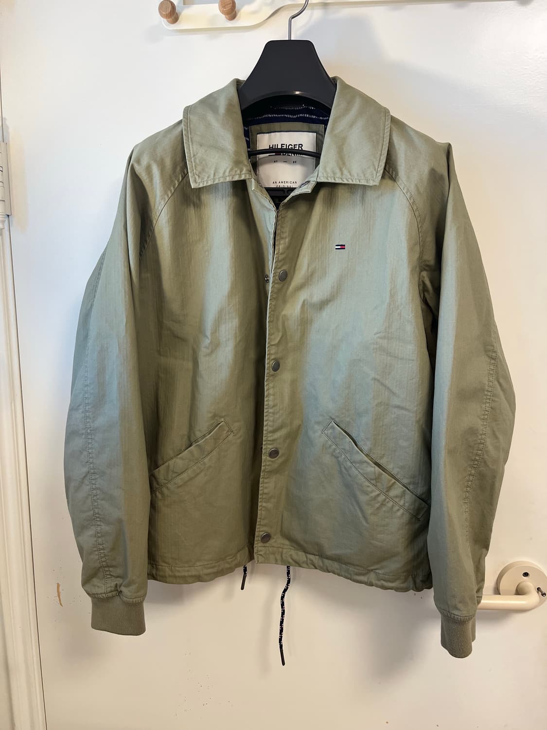 타미힐피거 데님 블루종 자켓 M 카키 상품이미지1